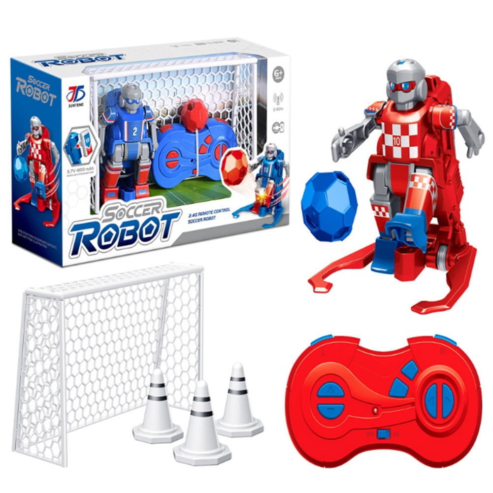 Twin MINI Soccer Robot Toys for Kids RC Intelligent Battle Robots Football Gift 