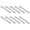 Silver, variant on Gymnture Clips Hemming Sewing Quilting Rulers Ruler Measurement Fabric Supplies Hand Quilling Pants Metal Bulk Tape Iron Tools