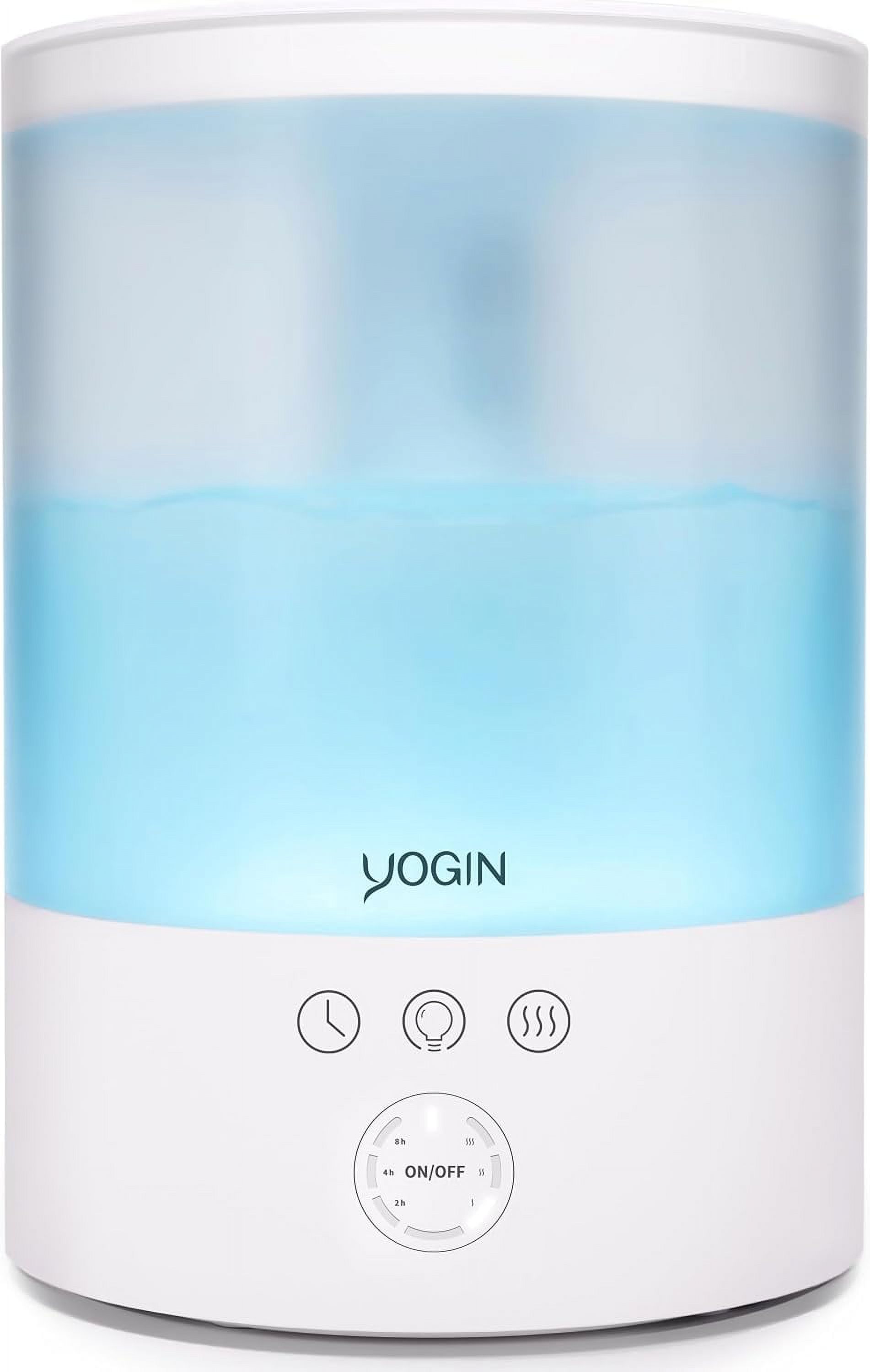 Humidifiers for Bedroom Large room,Top fill 2.5L Ultrasonic cool mist Humidifiers for Baby Nursery and Plants,Up to 24 Hours of Operation, Auto Shut Off, 24dB Quiet,Night Light (Hu-02A-XNLit)191
