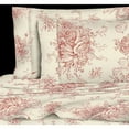thumbnail image 2 of Melange Home Toile 400 Thread Count 100pct Cotton Sheet Set, 2 of 3