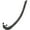 Black, variant on IST SN36 Flexible Foldable 100% Silicone Non-Purging Snorkel (Black)