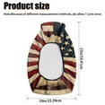 thumbnail image 7 of Uorisanigo Vintage American Flag ATV Seat Cover Non-Slip Dirt Bike Seat Cushion Cover Compatible with Most ATV for Sportsman, Rancher, Foreman, Scrambler Waterproof Breathable, 7 of 7