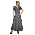 thumbnail image 2 of Moomaya Skirts For Women Long Length Rayon Printed Casual Summer Wear Clothing, 2 of 6