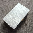 thumbnail image 3 of Pearlescent Small Square Acrylic Evening Bag Handbag Banquet Handbag Handbag Single Shoulder Crossbody Small Bag Chain Bag, 3 of 6