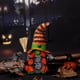 thumbnail image 5 of Gray Gnomo de Halloween, escoba, araña, gnomos de peluche rellenos, decoración de adorno para fiesta de Halloween, suministros de decoración para mesa de comedor de granja, 5 of 5
