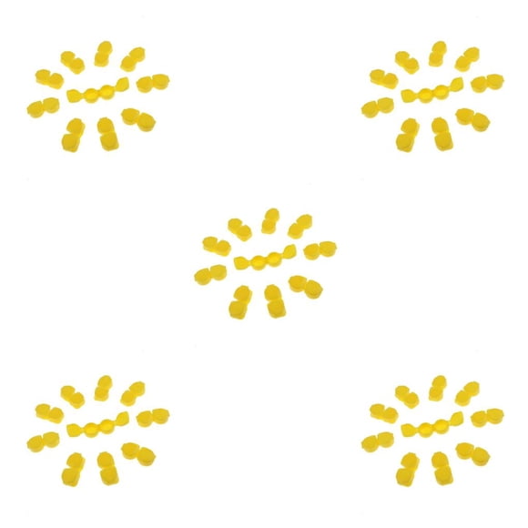 Sonducket Lente de 10 piezas con contenedor de indicación contenedor de lentes de contacto lente abatible y estuche resistente a impactos Type2 NO2