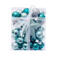 thumbnail image 2 of Adornos navideños con forma de estrella en la copa del árbol, bolas colgantes decorativas para Navidad Verde, 2 of 6