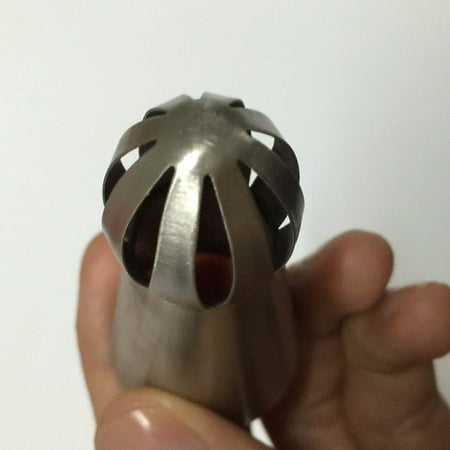 

Ball Nozzles Russian Tips tulip Sphere Cream Stainless Steel Icing Piping Nozzles. No.02