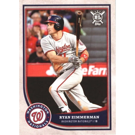 Ryan Zimmerman Baseball 2018 Topps Big League #139 Ryan Zimmerman Washington Nationals Baseball Card - *GOTBASEBALLCARDS ()