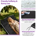 thumbnail image 5 of YLLN Porch Swing Cushions With Backrest, 4" Thicken Waterproof Outdoor Bench Cushion, Patio Swing Cushion Replacement, For Outdoor Indoor Garden Furniture, Only Cushion（40" x 63",Black）, 5 of 9