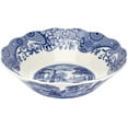 thumbnail image 2 of Spode Blue Italian Daisy Bowl Serve Pasta, Salad, Or Soup, Made of Porcelain Measures 10-Inches, Blue and White, 2 of 5