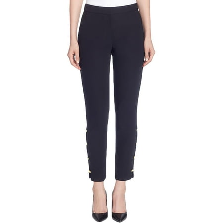 CATHERINE CATHERINE MALANDRINO Womens Slim-Leg Embellished Dress Pants