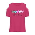thumbnail image 6 of Fshinging Toddler Girls T Shirts Loose Fit Tops Sleeveless Printed (3 12 Years) Plus Size T-Shirts Size 5-6 Years, 6 of 7