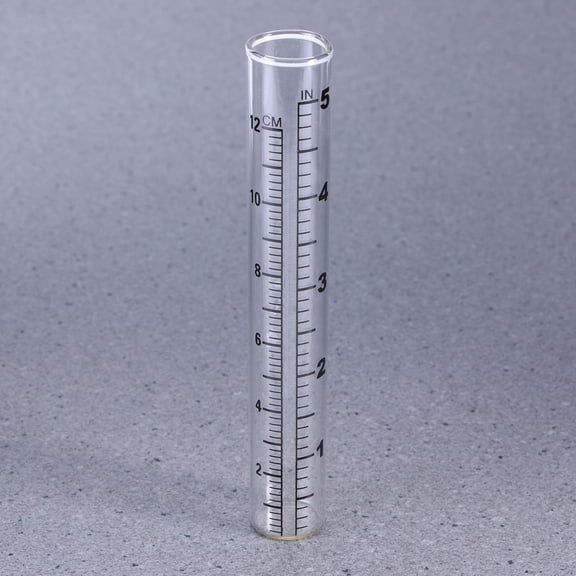 Worgeous Reusable Garden Water Gauge Rain Gauge Meter Test Tube Glass 1Set