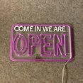 thumbnail image 4 of Glowneon Come In We Are Open Neon Signs, Welcome Sign For Shop/Store, 4 of 4