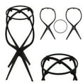 Youyingggg Stylish Stand Tool Folding Stable Wig Hair Head Hat Hair