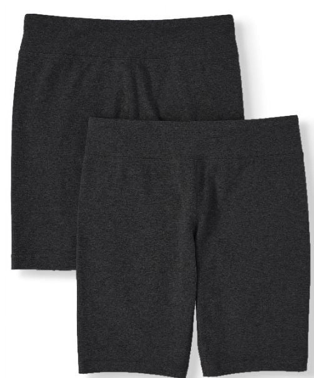 Athletic Works Womens Mid Rise 9" Bike Short, 2 Pack - image 3 of 4