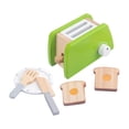 thumbnail image 4 of Comida de madera Juguetes de cocina Accesorios de cocina Habilidad práctica Juguetes de aprendizaje preescolar 5 6 Maquina para hacer pan CUTICAT Juguetes de cocina, 4 of 8