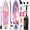 Pink, variant on Garvee 11ft Inflatable Stand up Paddle Boards with Premium SUP Accessories, Brown & Blue