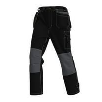 Under $10 Mens Cargo Construction Pants Wear Safety Pants with Knee Pads and Tool Pockets for Work and Outdoor