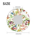 thumbnail image 6 of Disketp Birds And Flowers Shower Caps,Reusable Shower Cap For Women, Double Layer Waterproof Hair Cap, Large Size For All Hair Lengths,For Girls Spa Home Salon Use, 6 of 9