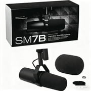 Shure SM7B Cardioid Dynamic Vocal Microphone, Black