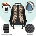 thumbnail image 4 of Yuyamidu Capybara School Backpack for Girls Kids Bookbag for Elementary Middle School, Leopard Print Casual Back Packs Lightweight Bookbag Outdoor Daypack, 4 of 7
