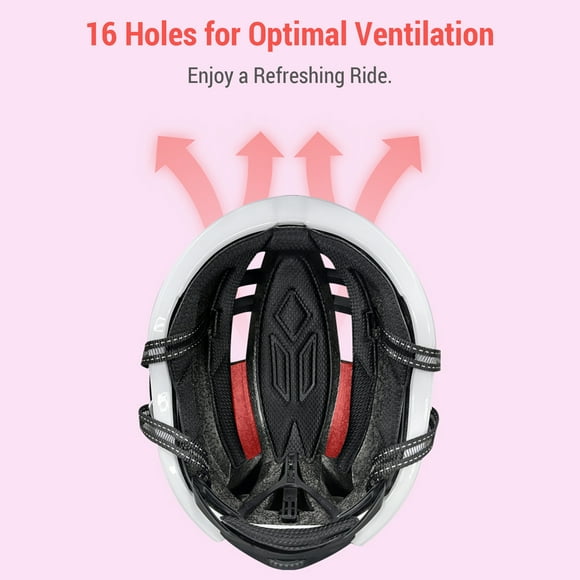 helmet,16 Vent Liner Men Women Pc Shell Helmet Road Bike Helmet Mountain Bike Buckle Liner Bike Helmet Shell Buckle Helmet Pc With 16