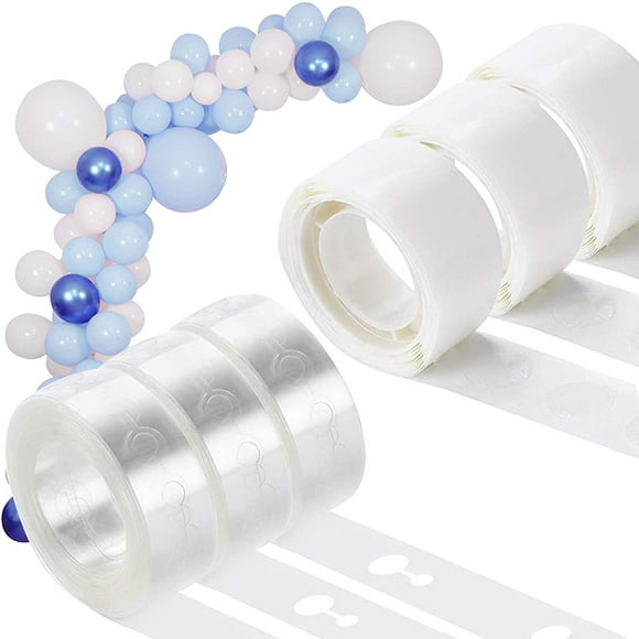 Kit d'Arche de Ballons Kit de Bande de Décoration de Ballons pour Guirlande, Bande de Ruban pour Ballons de 50 Pieds, Autocollants à 300 Points de Colle, Convient pour