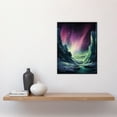 thumbnail image 2 of Northern Lights Borealis Artwork Antarctica Southern Aurora Australis Unframed Wall Art Print Poster Home Decor Premium, 2 of 5