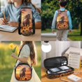 thumbnail image 2 of HUIACONG Sunset Sunflower Horse Backpack for Girls, Functional 4PCS Set Including Water Bottle and Lunch Bag, Daily School Bag for Girls Teens Ages 12-16, 2 of 7