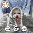 thumbnail image 7 of Throw Blanket, 260GSM Soft Jacquard Blanket for Couch, Waffle Weave Fuzzy Twin Size Throws for Home Decor, Lightweight and Warm Bed Blankets for Bed Sofa Office Travel, 7 of 7