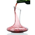 thumbnail image 3 of Wine Decanter Crystal Glass Carafe Liquor Aerator 60oz/ 1800ml, Medium, 3 of 5