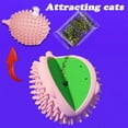 thumbnail image 4 of Cepillo de aseo para gatos de 4,5 pulgadas, soporte de pared, rascador de cara de esquina para gatos, peine de masaje de esquina de pared para gatos y perros (rosa), 4 of 5