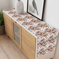 thumbnail image 4 of Thanksgiving Pumpkin Table Runner - 60 Inch Long, Kitchen Dining Table Runner Dresser Scarves, Autumn Vintage Fallen Leaves Farmhouse Decor for Coffee Tables Wedding Party Banquet, 4 of 8