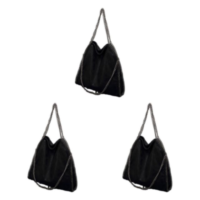 kurtrusly Functional And Beautiful Bags To Organize Life Classic And Timeless Shoulder Bag black 3Set