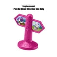thumbnail image 3 of Replacement Part for Fisher-Price Little People Playset - HMK85 ~ Pink Ski Slope Direction Sign ~ Inspired by Barbie Doll Little-People Dollhouse ~ Works Great with Any Little-People Playset, 3 of 6