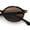 Tortoise - Brown, variant on Hipster Snug Oval Round Thin Plastic Horn Rim Hustler Sunglasses All Black