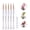 Iridescent, variant on MelodySusie 5Pcs Nail Art Liner Brush Set, Sizes 5 7 9 11 20mm Professional Gel Polish Painting Pens for Fine Lines, Delicate Coloring and Tiny Details