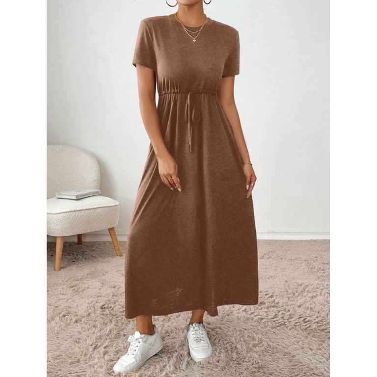 monki denim wrap dress MINKPINK Nora Mini In Medium Wash Size:4XL (For Waist 40