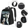 thumbnail image 3 of Pedro Pascal Backpack Large Capacity Backpacks Minimalist Leisure Travel Daypack 16.5 inch, 3 of 7