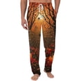 thumbnail image 2 of GrmtClth Halloween Pajamas Pants for Men Funny Novelty Sleep Lounge Pants Witch Pumpkin Ghost Face Print Comfy Night Pants for 2026 Halloween with Pocket Earthy Yellow 3XL, 2 of 6