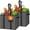Black, variant on Reusable Grocery Bags [2 Pack],Large Grocery Tote Bag Water Resistant Shopping Bags Foldable Grocery Bag for Clothes,Shoes and Picnic