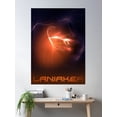 thumbnail image 2 of Laniakea - You Are Here - Version 1 Poster Wall Art, Modern Wall Decor, 8x12 UNFRAMED, 2 of 3