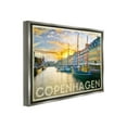 thumbnail image 4 of Stupell Industries Copenhagen Canal Boats Transportation Painting Gray Floater Framed Canvas Art Print Wall Art, 31 x 25, 4 of 10