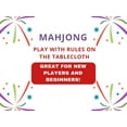 thumbnail image 2 of Mahjong Mat with Instructions - Mahjong Tablecloth Size 55 x 55, Mahjong with Rules, great for beginners learning how to play, 2 of 5