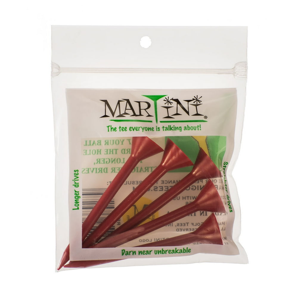 Martini 3 1/4" Golf Tees Virtually Unbreakable