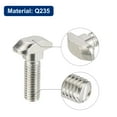 thumbnail image 4 of Uxcell M8x25mm T Slot Drop in Bolt, 20 Pack Hammer Head T Bolt T Shape Stud Sliding Screw, 4 of 6