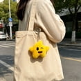thumbnail image 4 of Cute Star Keychain Star Shaped Key Ring Soft Stuffed Star Charm for Backpack Purse Keys Kids, 4 of 9
