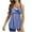 Light Blue, variant on Enjoytime Women's Tankini Swimsuit Flowy Swimwear Plus Size Two Piece Bathing Suits Swim Tank Top with Boyshorts
